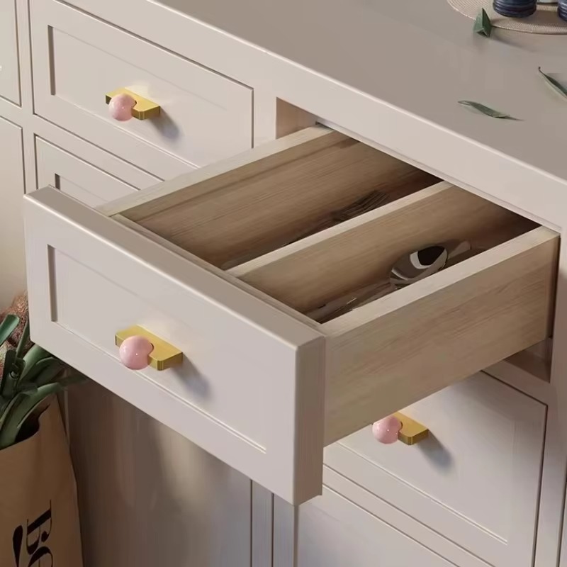 White Crystal Ball+Brass Furni - огляд і ціна Furniture Hardware Drop Pulls