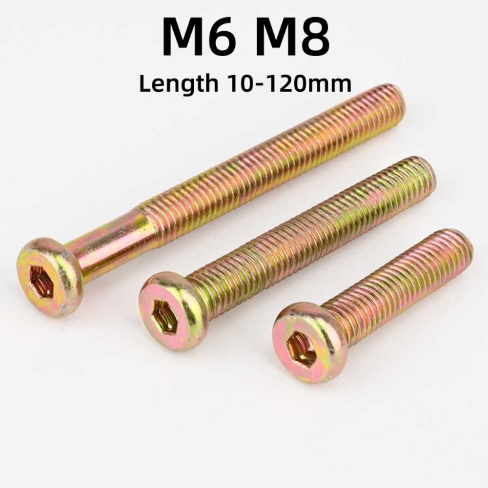 M6 M8 Hex Socket Round Flat He - огляд і ціна Furniture Hardware Lowes